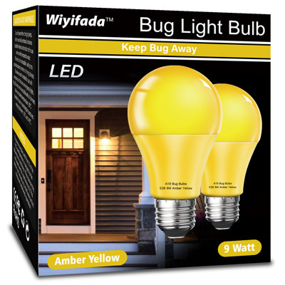Bug Light Bulb-2Pack