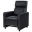 Fauteuil inclinable contemporain en similicuir avec confort moelleux et design moderne et élégant pour une détente élégante