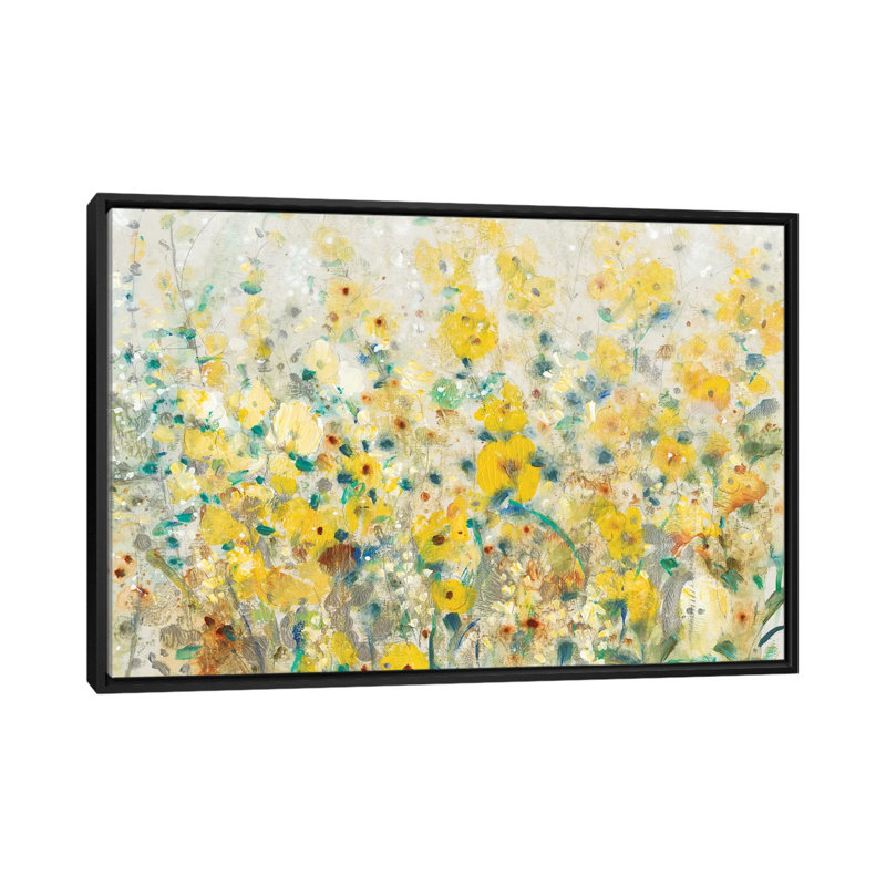 «Cheerful Garden II», impression sur toile, H 18 po x l 26 po x P 1,5 po, Toile encadrée noire