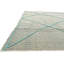 Tapis turquoise 8 x 10 Pinson