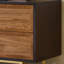 Console moderne en noyer moderne