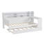 Lit de jour simple avec tablettes de rangement, lit multifonctionnel avec lit gigogne simple-1817345377