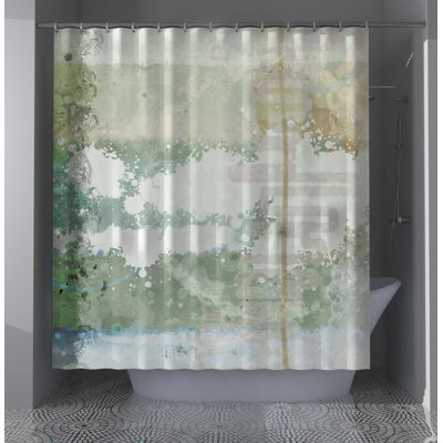 Asfia Abstract Shower Curtain