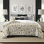Ensemble de housse de couette en coton doré Bronte-110400736