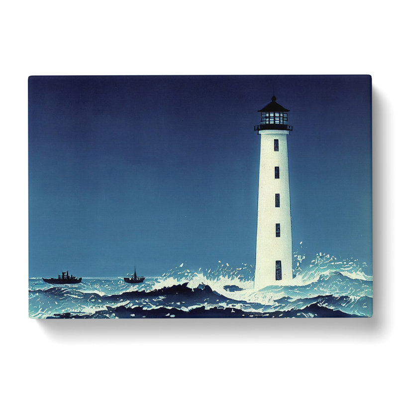 Terrific Lighthouse - Wrapped Canvas, 35cm H x 50cm W x 3cm D