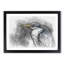 Pied Heron - Picture Frame Graphic Art Print-55732079-55732082