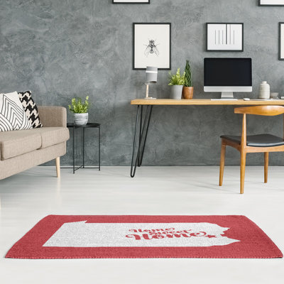 Tapis de zone rouge allentown pour la maison