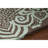 Mikilah Authentic Hand-Tufted Handcrafted Brown & Teal Blue Asymmetrical Floral Wool Area Rug-24324513