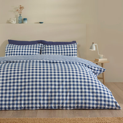Bamford Gingham Check Reversible Duvet Cover Set
