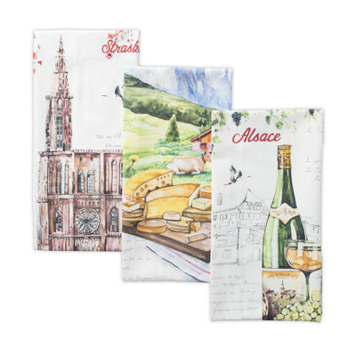 Ensemble de 3 serviettes à thé Ribeauville