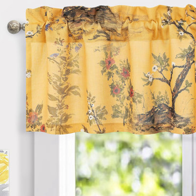 Cawanna Floral Tailored Window Valance
