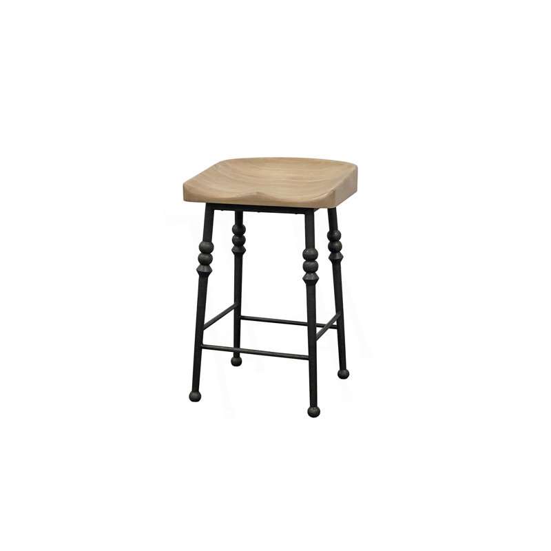 Tabouret à hauteur de comptoir - Cajou (1 par boîte)