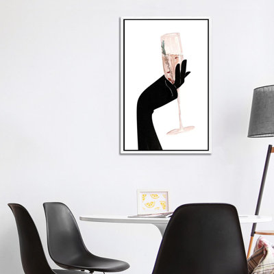 Champagne Chic 1 Piece Wall Art on Canvas