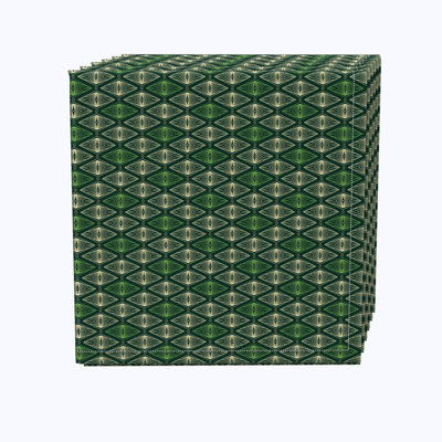 Kazimieras 100% Cotton Geometric Square Napkin