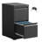 18"D 2 Drawer Metal Vertical File Storage Cabinet with Lock for Home Office A4 Letter/Legal Size-1451619593