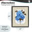Cadre flottant bleu Hydrangea Blossom Bow, design par Adonna Ebrahimi-1583901261-1583901260