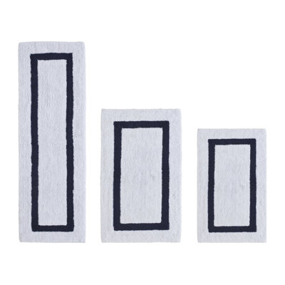 Atle Reversible Cotton Tufted Bath Rug Set