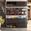 Armoire de rangement murale robuste avec porte coulissante et porte-outils flottante pour la cuisine, le sous-sol et l'entrepôt-122903639