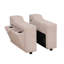 Ensemble de canapé extensible blanc cassé 3 pièces pour le salon - confortable, durable et polyvalent