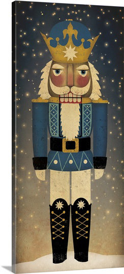« casse-noisette iii-nuiting background » par ryan fowler, impression, H 30 po x l 13 po x P 1,5 po, Toile