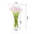 Natural Fibres Lillies Arrangement in Vase-537491944