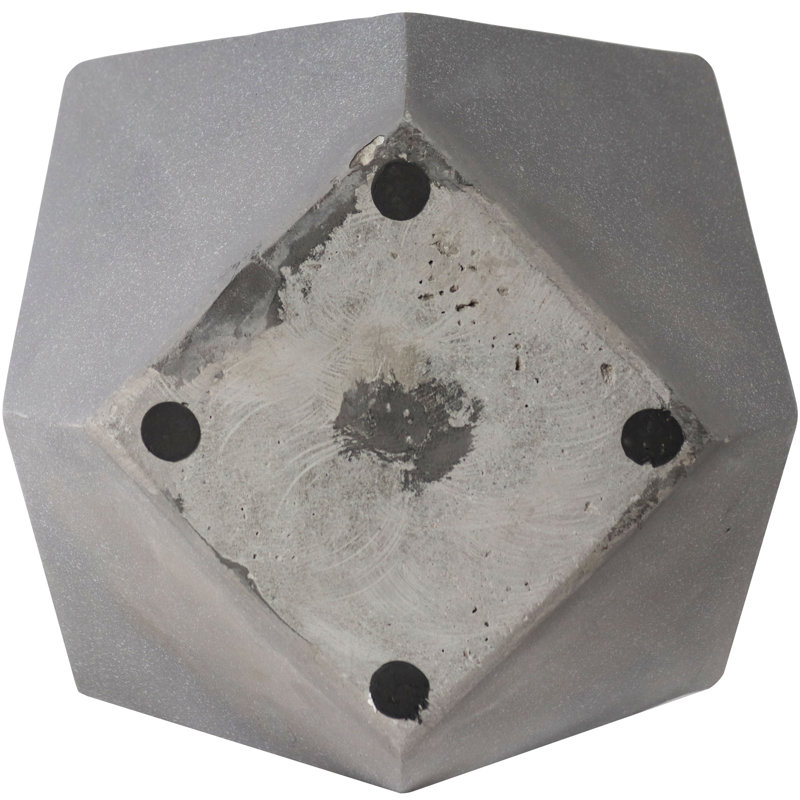 Salih 2pc Assorted Moondust Concrete Outdoor Planters