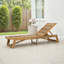 Ensemble de chaises longues inclinables en acacia de 78,75 po Vinita-870157541-909331882