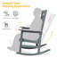 Ensemble de chaises berçantes en plastique Leiser-1752006865