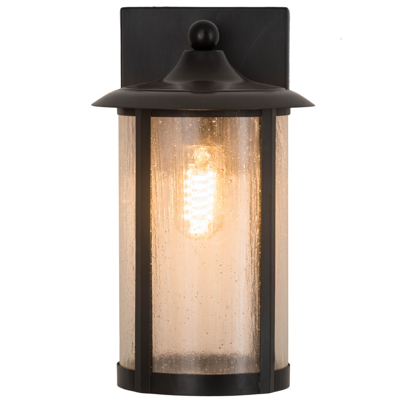 Fulton Prime 1 - Light Outdoor Wall Lantern, 13" H x 8" W x 8" D, Antique Copper