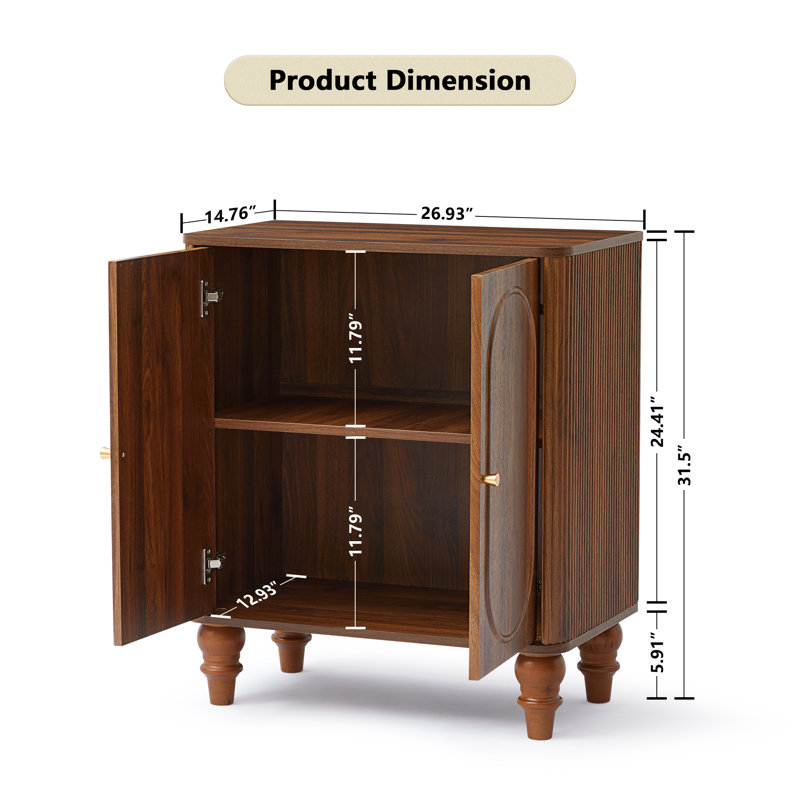 Armoire d'appoint Fuerte, Brun