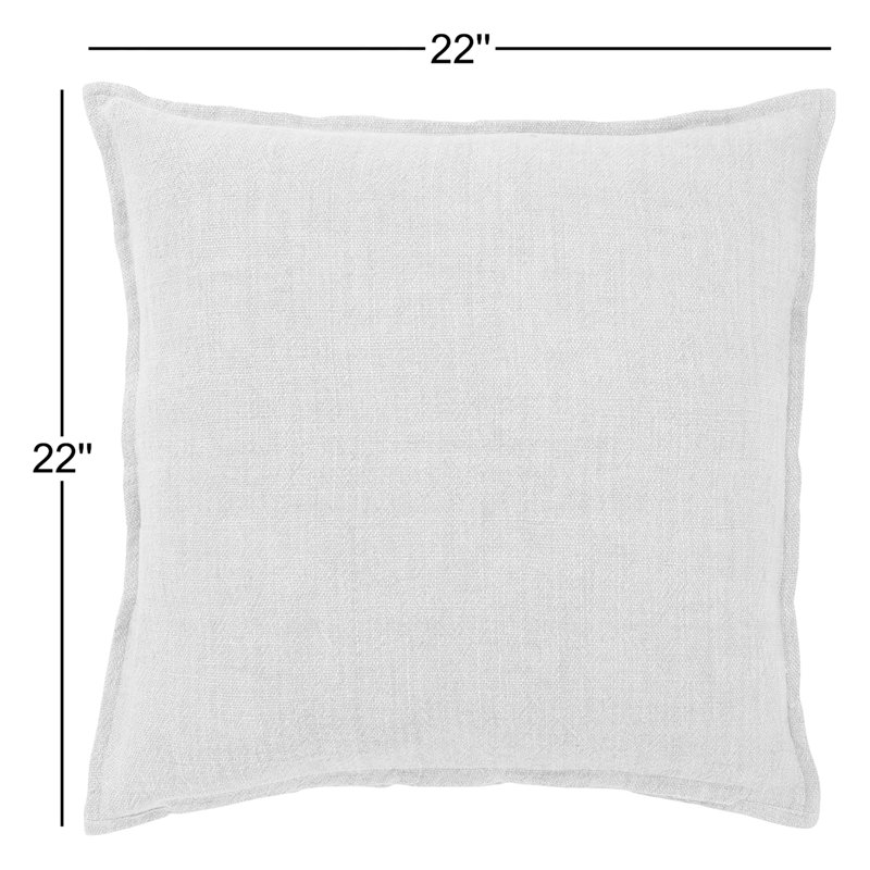 Coussin Burbank, 20 po x 20 po, Housse de coussin seulement - sans coussin, Terre cuite claire