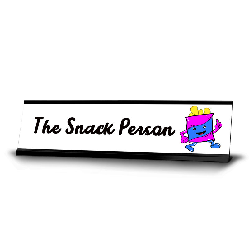 Plaque de bureau The Snack