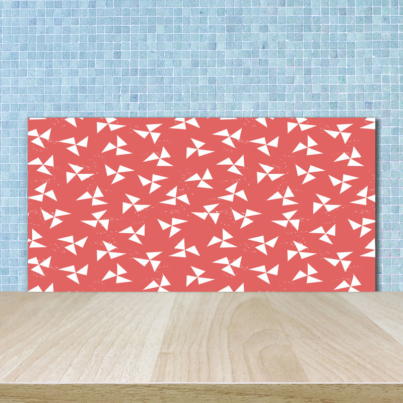 Bendicty 50cm W x 100cm L Glass Peel and Stick Panel