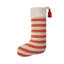 Stripe Wool Hook Stocking With Tassel-102383314
