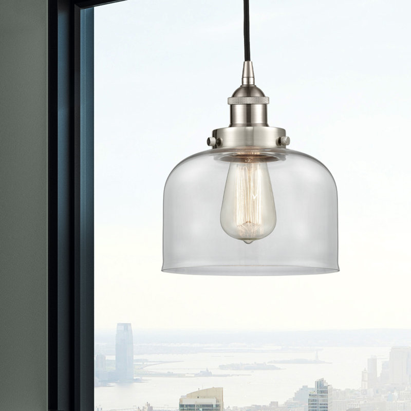 Ardelia 1 - Light Single Pendant, No Bulb Included, Brushed Satin Nickel