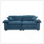 Canapé 84 po en chenille 84 po avec 2 coussins décoratifs et mousse à mémoire de forme pour salon-118043531
