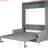 Full Size Bed In Gray, Combination, Space For , Easy To Assemble And Use