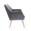 41.4cm H Velvet Upholstered Armchair-1505306914