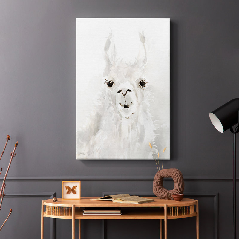 Sweet Llama I - galerie Cavas, H 48 po x l 32 po