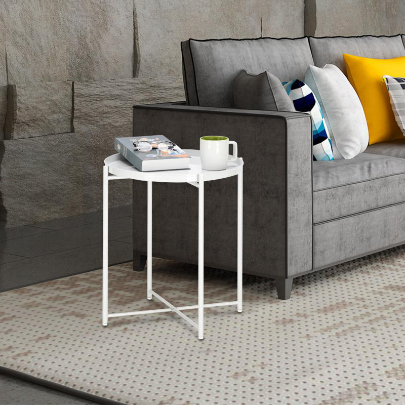 Table de bout Hamera, Blanc