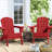 Ergonomically designed resin folding Adirondack chair-328065393