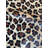 Handmade Leopard Print Cowhide Rug