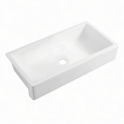 37"L x 19" W Farmhouse/Apron Front Kitchen Sink