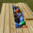 Ebro 6 - Person Wood Patio Dining Set with Rectangular Table