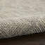 Tapis gris en laine touffeté à la main-1422381601