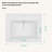 Rectangular Single Bathroom Vanity Top Sink with single Holes & Overflow, White Ceramic (Sink Only)-102314081