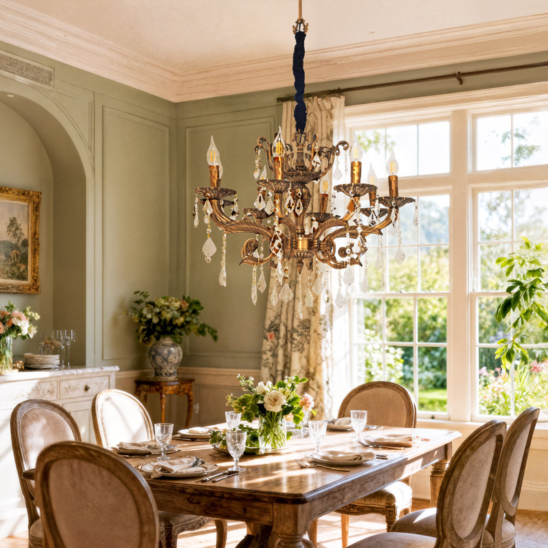 Chandelier, 3050 Lumens, 8 Lights