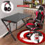 Bureau de jeu avec porte-gobelet