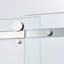 Porte de douche coulissante simple semi-cadre-127317979