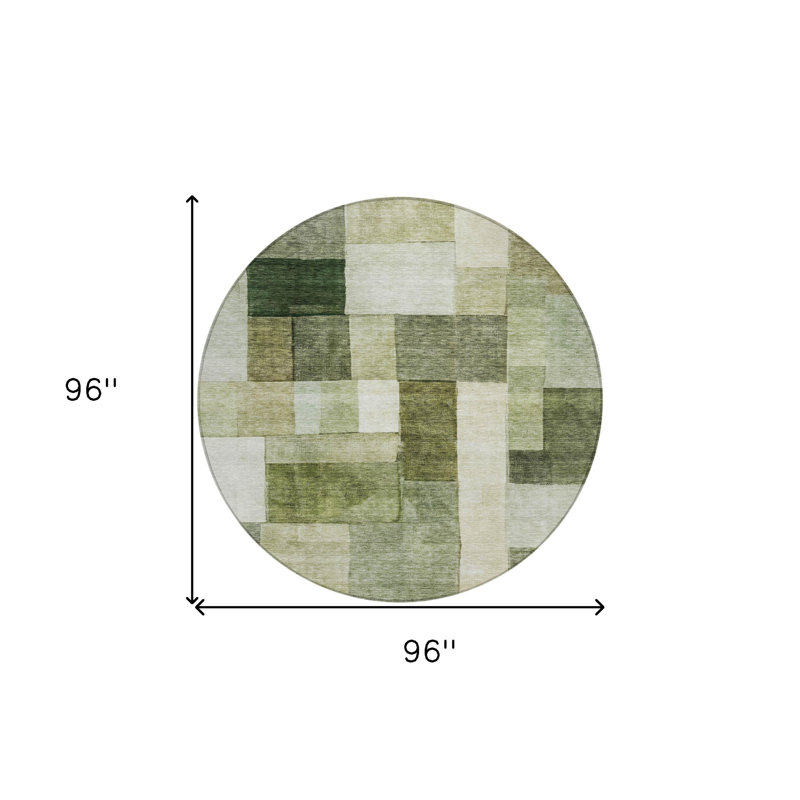 Tapis rond 8 po